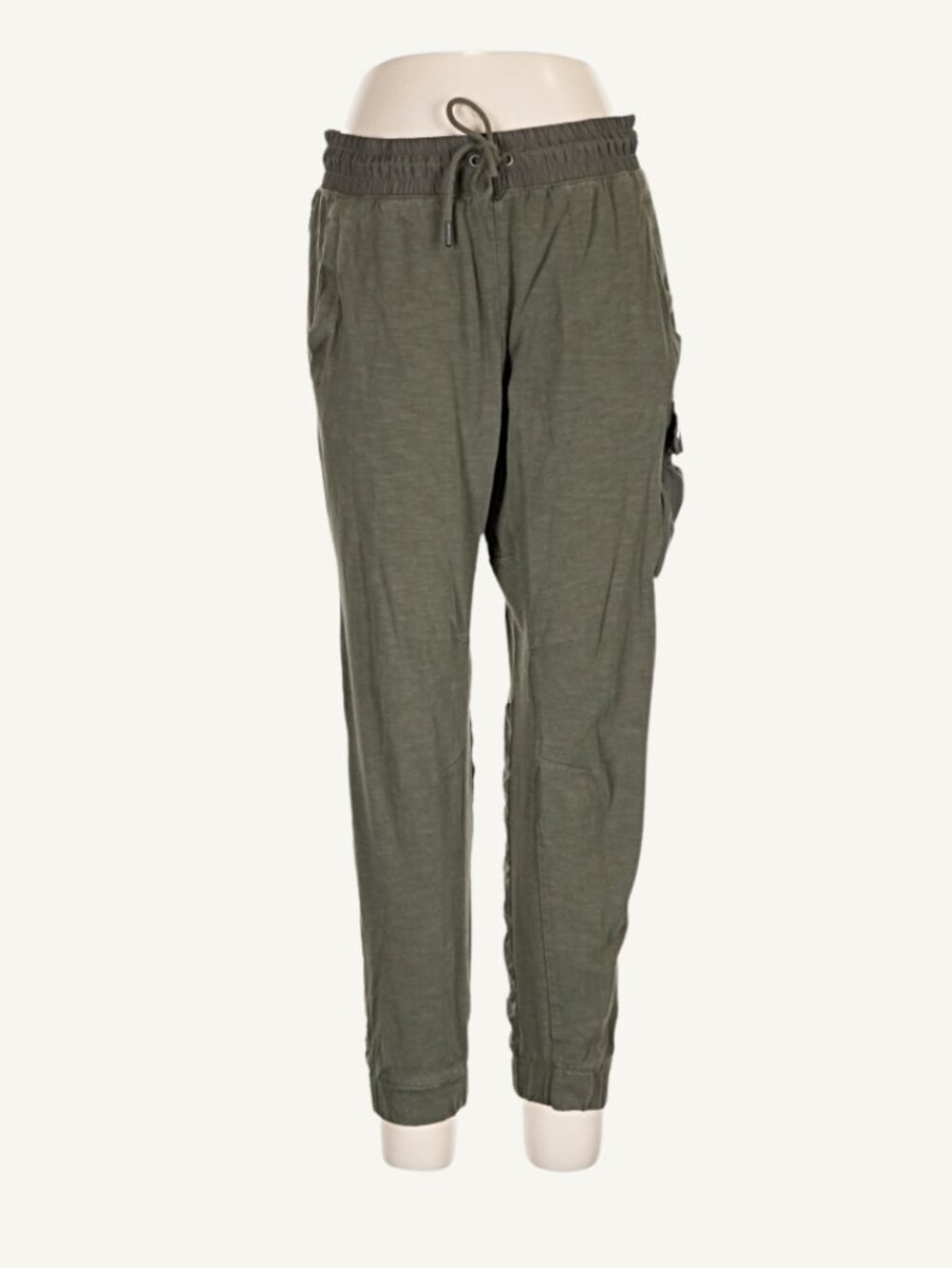 Nike Green Cargo Jogger Pants Size L Cotton Utility Athleisure Activewear - Picture 3 of 7